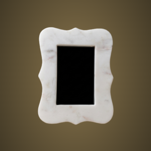 PF13 A_White Marble Photo Frame 7x9